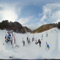 金象山滑雪场全景视频